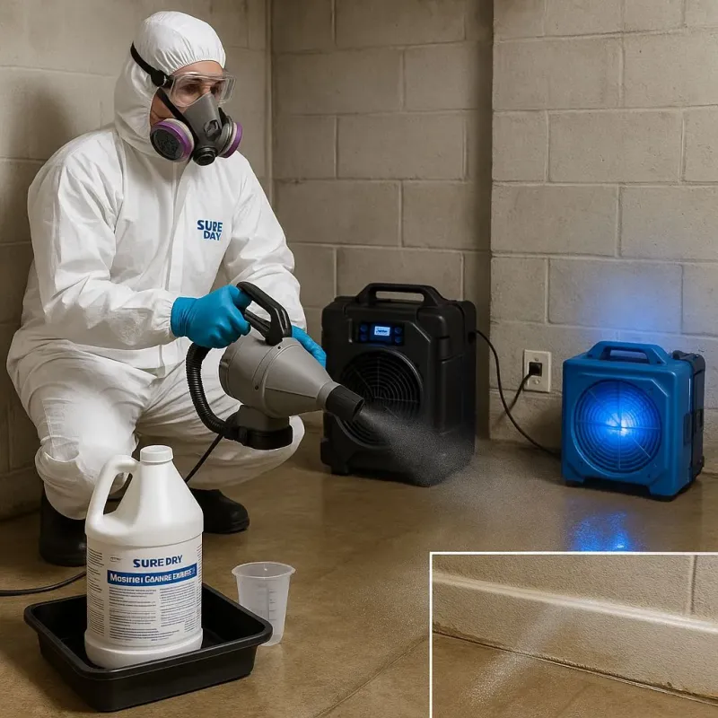 Sanitization and Odor Removal process in Biscayne Park, FL